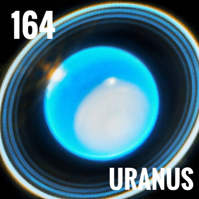 Uranus the Planet. Uranus and Rings. Uranus at the Solar System.